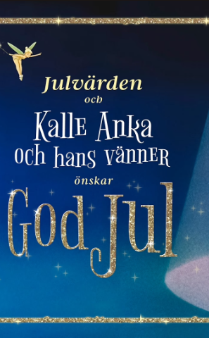 Julvärden och Kalle Anka och hans vänner önskar god jul